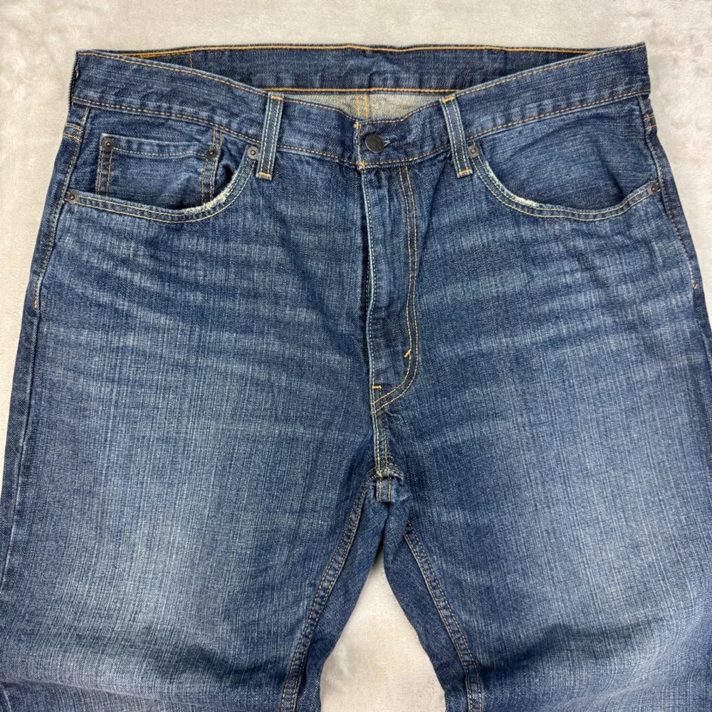 Levi 559 Jeans Mens 38x30 Blue Relaxed Baggy Skater Straight Classic Denim Pants